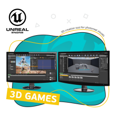 Unreal Engine 4. Игровой движок - КИБЕРшкола программирования для детей, компьютерные курсы для школьников, начинающих и подростков - KIBERone г. Тропарево-Никулино