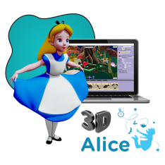 Alice 3d - КИБЕРшкола программирования для детей, компьютерные курсы для школьников, начинающих и подростков - KIBERone г. Тропарево-Никулино