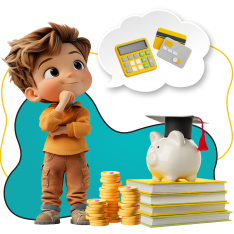 Финансовый интеллект вместе KIBERone - КИБЕРшкола программирования для детей, компьютерные курсы для школьников, начинающих и подростков - KIBERone г. Тропарево-Никулино