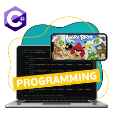 Программирование на C#. Удивительный мир 2D-игр - КИБЕРшкола программирования для детей, компьютерные курсы для школьников, начинающих и подростков - KIBERone г. Тропарево-Никулино
