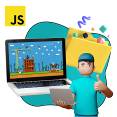Программирование на JavaScript. Учимся создавать игры! - КИБЕРшкола программирования для детей, компьютерные курсы для школьников, начинающих и подростков - KIBERone г. Тропарево-Никулино